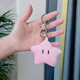 thumbnail image 2 of Star Keychain Bag Accessories Adorable Cartoon Star Plush Keychain Colorful Hanging Doll Pendant for Backpacks Couples Soft, 2 of 5