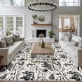 thumbnail image 5 of Western Cowboys Area Rug 6x9 Washable Rug Non Slip Vintage Desert Canyon Cactus Horseshoe Large Area Rug Soft Stainresistant Indoor Floor Carpet for Living Room Bedroom Home Office Dining Room, 5 of 7