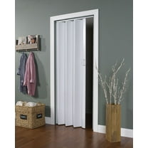 Homestyles Vienna Vinyl Folding Door fits 36" x 80" White