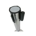 thumbnail image 4 of PreAsion 6Pcs Black Retractable Belt Crowd Control Barrier Posts Queue Management Safety System for Events Parties Or Crowd Control 2M, 4 of 6
