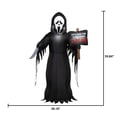 thumbnail image 3 of Airblown Halloween Yard Inflatable Light Ghostface Medium FunWorld, 5 ft, 3 of 7