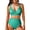 Green Floral🔥, variant on SHEWIN Womens Swimsuits Sets Bikinis Sets 2 Piece Tummy Control Bathing Suits High Waisted Swimwear Floral Swimming Suits Push Up Beach Vacation Outfits Green Floral L