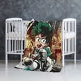 thumbnail image 7 of My Hero Academia Anti-Pilling Flannel 32"X48" Super Soft Plush Air Condition Quilt Fluffy Warm Cozy Decorative Blankets, 7 of 7