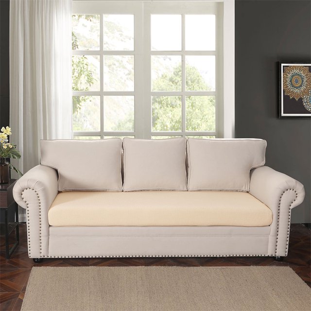 Housse de Coussin de Canapé Extensible Housse de Coussin de Chaise Housse de Canapé Extensible Tissu Spandex Housse de Siège de Canapé Housse de Coussin de Canapé Protecteur de Meubles pour Chaise