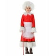 thumbnail image 2 of XIMIN Girls Mrs. Santa Claus Costume Holiday Dress Up Outfits Plus Size Christmas Santa Dress with Apron and Hat for Nightclub Cosplay Party, 2 of 7