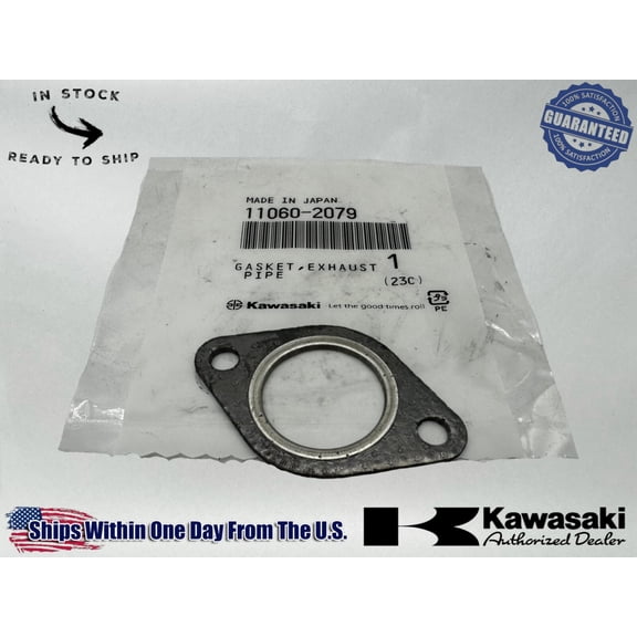 Kawasaki Genuine OEM Authentic Exhaust Pipe Gasket 11060-2079