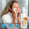 thumbnail image 3 of Foaming Cleanser with Vitamin C and Turmeric, 100ML Radiant Skin Formula for Deep Pore Cleansing, 3 of 5