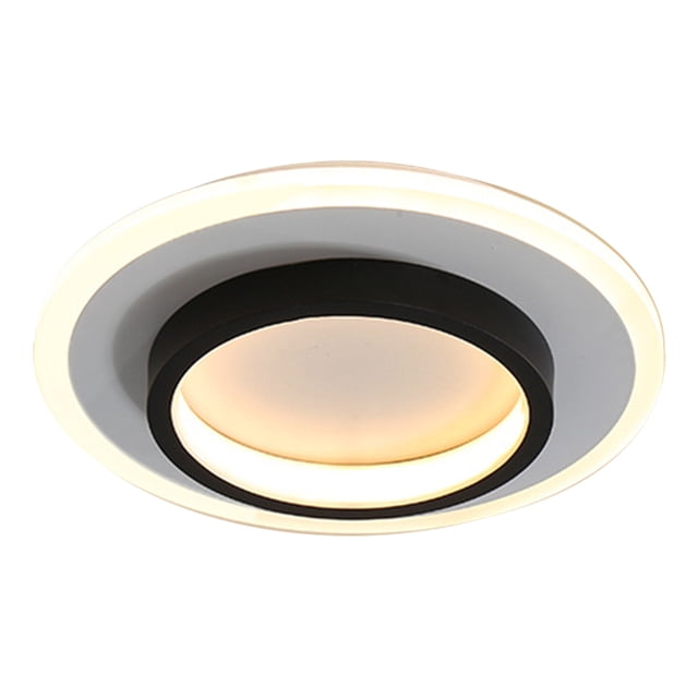 Kuymtek Lámpara de techo LED para dormitorio Pasillo interior Pasillo Pasillo (Round Warm) Kuymtek Iluminación del hogar multifuncional
