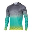 thumbnail image 1 of Chandail à Capuchon de Pêche pour Hommes à Manches Longues Protection Uv Vêtements de Pêche T-Shirt de Randonnée en Plein Air, 1 of 3