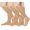 3Pairs Beige, variant on 2 Pairs Zipper Copper Compression Socks for Women & Men Circulation 15-20 mmHg is Best Support for Athletic Running Cycling, Nursing, Travel