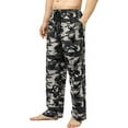 thumbnail image 2 of Bintangor Men Pajama Sleep Pants 100% Cotton Knit Lounge Wear Long Camouflage Blue M, 2 of 3