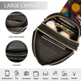 thumbnail image 3 of FORMRS Womens Crossbody Sling Bag Travel Daypack Shoulder Chest Backpack, Futuristic Circles, 3 of 7