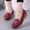 Wine, variant on Viluyesy Womens Wedge Loafers, Comfortable Soft Sole Round Toe Fashion Casual Work Walking Shoes Black