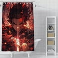 thumbnail image 3 of Rideau de Douche Demon Slayer Imperméable en Polyester Peinture Colorée pour Salle de Bain avec Crochet 155X19A5 YL180x240cm, 3 of 6