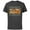 Charcoal, variant on The Fox and the Hound Friends Forever - Short Sleeve Cotton T-Shirt for Adults -Customized-Black