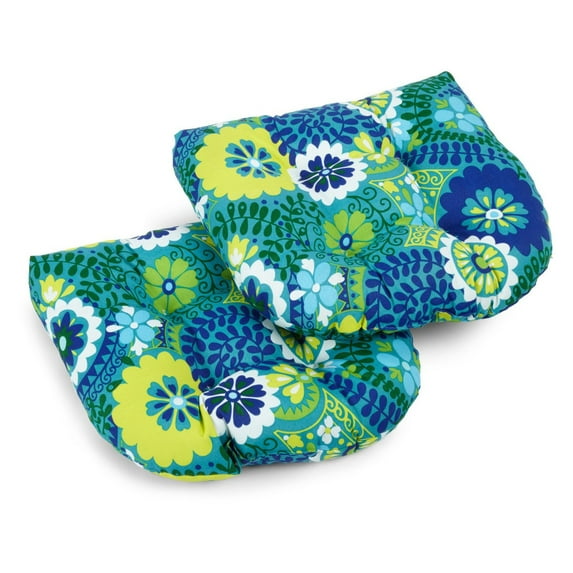 Blazing Needles 19 x 19 in. Patio Chair Cushion - Set of 2