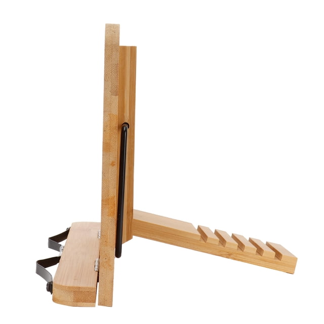 Soporte para libros, soporte de bambú para lectura, soporte para tabletas electrónicas, soporte de calidad en la que puede confiar