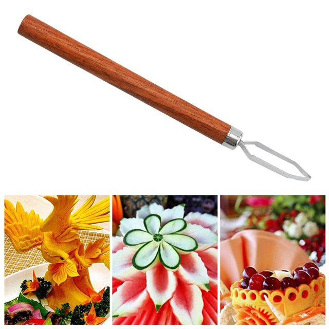 Herramienta para esculpir cerámica, herramienta de textura DIY, dispositivo multifunción Simple de uso, cuchillo para tallar, guarnición de alimentos J Soledad Cortador de talla