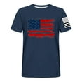 thumbnail image 3 of CYiJun Patriotic Shirts for Men USA 4th of July Cotton Tee American Flag T Shirt, 3 of 5