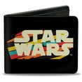 thumbnail image 1 of Star Wars Logo and X-Wing Starfighter Stripe Bi-Fold Wallet, 1 of 3