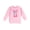 Pink Sweatshirt, variant on Painted Easter Bunny Sweatshirt for Girls Colorful Coquette Spring Pullover for Kids Pink Sweatshirt 4T