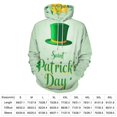 thumbnail image 2 of St Patrick's Day Green Hat 3d Sweatshirts Hoodie Fashion Casual Personality Men's Women Street Hoodie Pullovers Long Sleeve Comfortable Top, 2 of 6