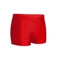 thumbnail image 3 of IEFIEL Kids Girls Slim Fit Dance Shorts Yoga Tumbling Volleyball Shorts Gymnastics Dance Bottoms Red 11-12, 3 of 6