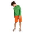 thumbnail image 2 of U.S. Polo Assn. Boys Long Sleeve Solid Rash Guard, Sizes 4-18, 2 of 6