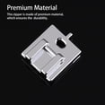 thumbnail image 3 of Justharion Pack of 2 Invisible Zipper Craftsmanship Handy Installation Metal Zippers Smooth Surface Household Accessories Foot Presser silver 2.5 * 1.6 * 0.8cm,Set 1Set, 3 of 6