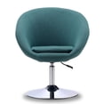 thumbnail image 2 of Pemberly Row Adjustable Height Modern Fabric Accent Chair in Sky Blue (Set of 2), 2 of 7