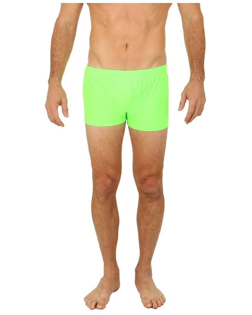 mens neon green swim trunks