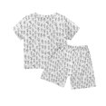 thumbnail image 5 of Xyxonk Funny Kids Diy Hand Painted Homewear Set 2-Piece Color Your Own Pjs Can Play with and Wear Size 5-6 Years Two Piece 2 Pcs Khaki 120, 5 of 7