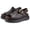 Brown, variant on Platform Sandals for Women 2025 Boho Beach Shoes Suede Open Toe Comfort Footbed Sandals