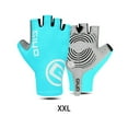 thumbnail image 3 of Eigraketly 1 par de medio guantes para senderismo, manoplas auxiliares de cuero PU para ciclismo, almohadilla antideslizante multiusos, suministros para Type2 NO2, 3 of 6