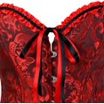 thumbnail image 3 of Femmes Corsets Bustiers Désossés Top Brodé Grande Taille, 3 of 6