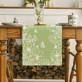thumbnail image 2 of Small Flowers Butterflies Animals and Plants Spring and Summer Kitchen Table Flags Indoor Home Party Table Decorations, 2 of 4