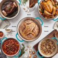 thumbnail image 3 of Cacerola holandesa Zulay Kitchen 5 L de hierro fundido esmaltado azul claro, 3 of 9