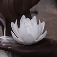 thumbnail image 6 of 1pc Lotus Ceramic Waterfall Incense Holder, Aromatherapy Home & Office Decor (Without Incense), 6 of 7