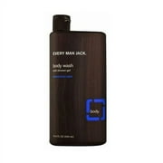 Every Man Jack Body Wash and Shower Gel, Signature Mint, 16.9 Oz, 3 Pack