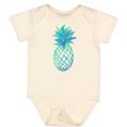 thumbnail image 3 of Inktastic Blue and Green Pineapple Boys or Girls Baby Bodysuit, 3 of 5