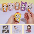 thumbnail image 1 of Wool Felt Cat Kits Unfinished Plush Doll Poking Music Toy Gift Non-finished Product Cute And Interesting Handmade Toys heqiyong LED, 1 of 2