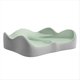 thumbnail image 1 of 1 Cojín de Espuma Viscoelástica para Asiento, Soporte Ergonómico 3D, Poliéster Lavable, Ideal para Coche y Oficina, Color Verde., 1 of 5