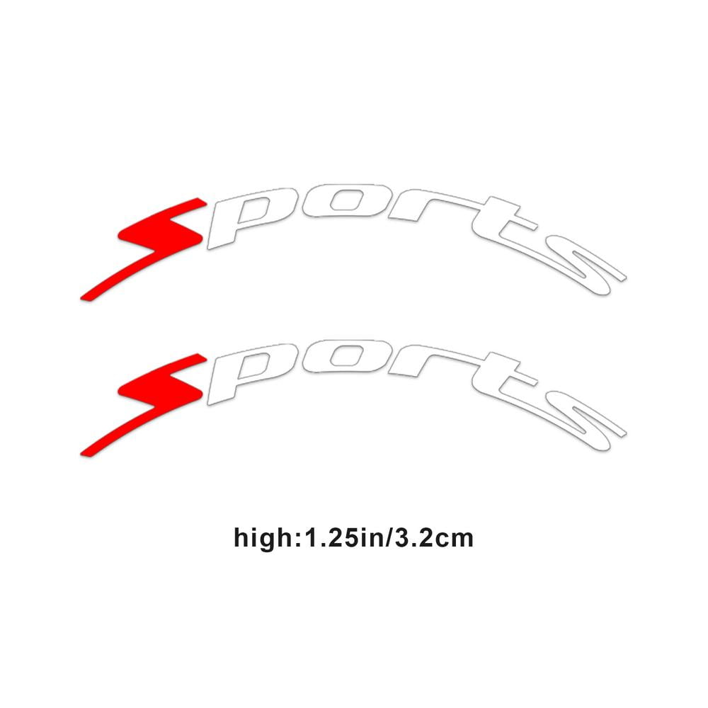 Buy Hemousy 3D Car Tire Sticker Sports Car Wheel Stickers for Tires Car