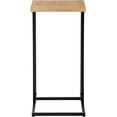 thumbnail image 4 of Serta Harton Modern Wood and Metal C Table for Living Room, Rustic Wood, 4 of 7
