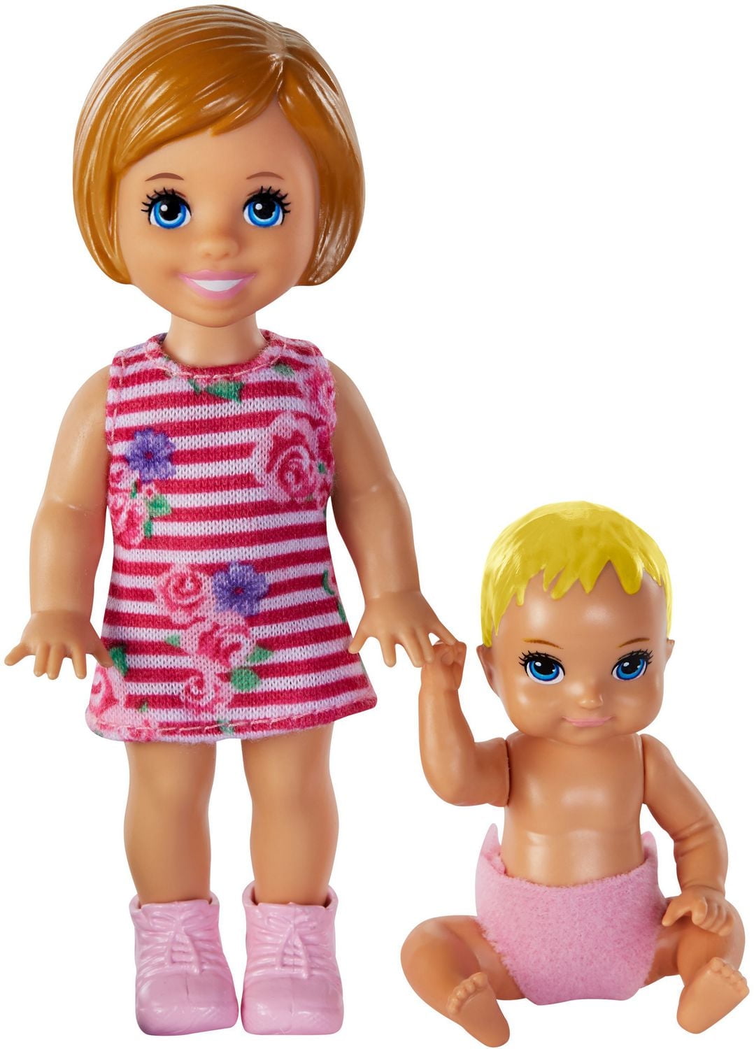 Barbie Skipper Babysitters Inc Dolls, Pink Cloth Diaper