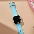 thumbnail image 2 of KOMI Sport Band for Apple Watch Bands 49mm 45mm 44mm 42mm 41mm 40mm 38mm, Soft Silicone Wristband Replacement Strap with Classic Clasp for iWatch Series 9 Ultra SE 8 7 6 5 4 3 2 1 for Women Men, 2 of 7