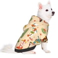 thumbnail image 2 of Fotbe Groovy American Western Footwear Sudadera con Estampado para Perros Pequeños – Suéter con Capucha para Mascotas, Tela Suave de Forro Polar con Bolsillo-X-Small, 2 of 7