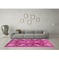 thumbnail image 3 of Ahgly Company Indoor Rectangle Abstract Pink Modern Area Rugs, 7' x 9', 3 of 4