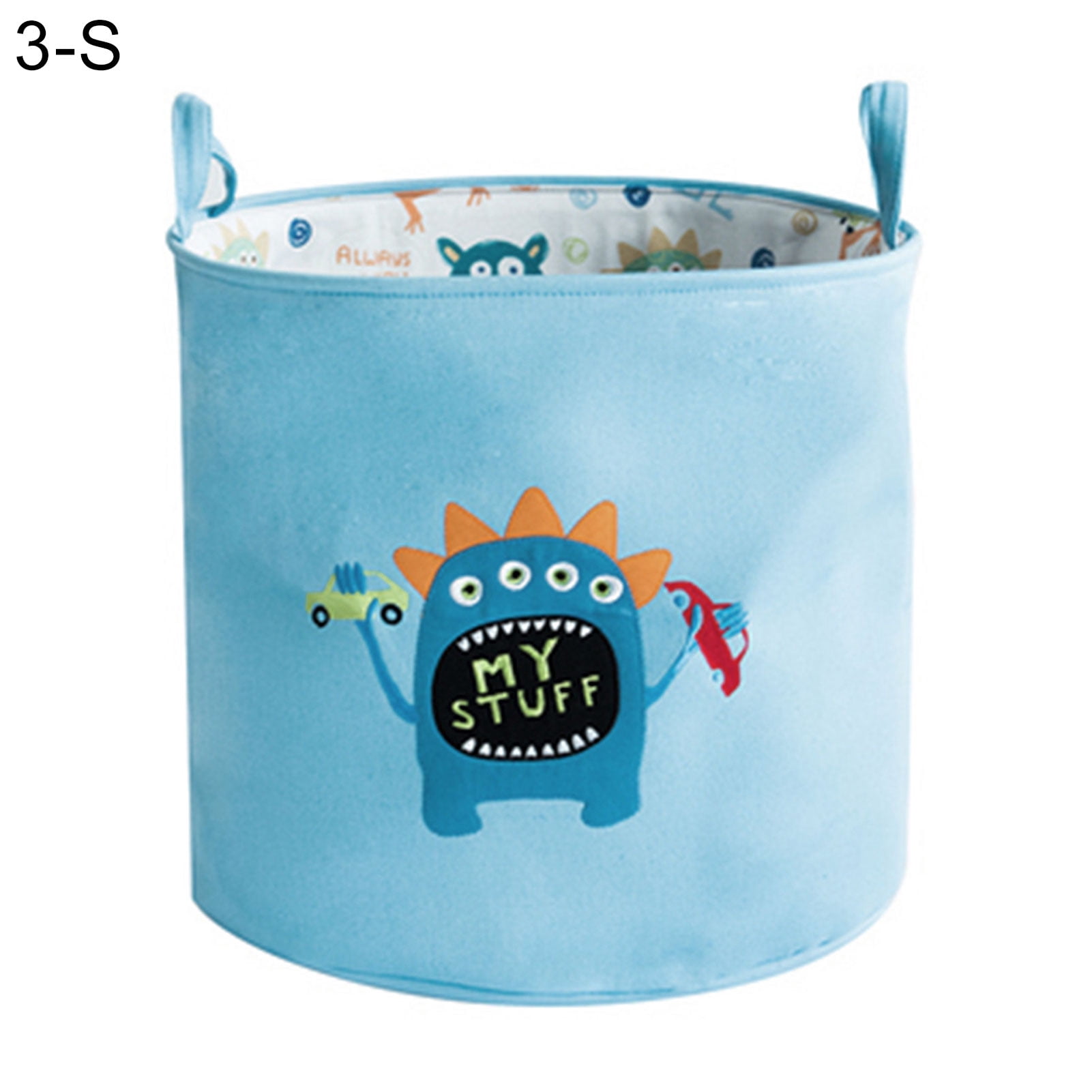 Details about   Foldable Laundry Basket Mesh Hamper Bag Cartoon Washing Clothes Storage Toys Bin 