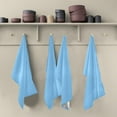 thumbnail image 5 of GZHJMY Blue Kitchen Dish Towels 4 Piece,Absorbent Soft Dishcloths Towels Reusable Hand Towels Quick Drying Cleaning Cloth, Tea Towels,18" x 28" Washcloths Decorative Towels, 5 of 7